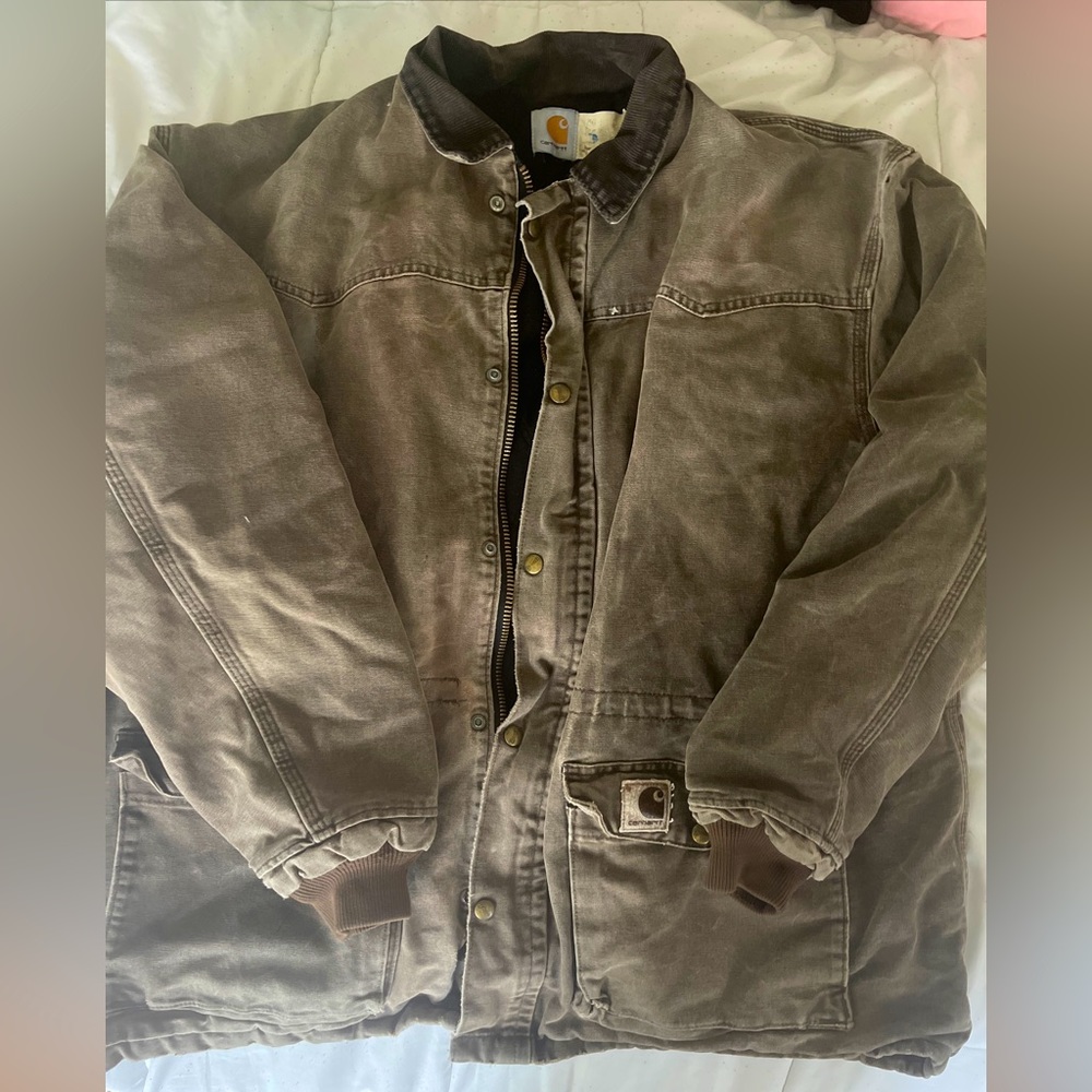 Men’s vintage carhartt work jacket size xl